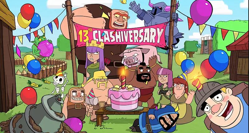 سیزدهمین سالگردکلش لف کلنز